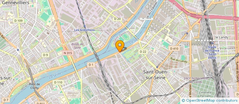 localisation de l'entreprise MAD à SAINT-OUEN-SUR-SEINE