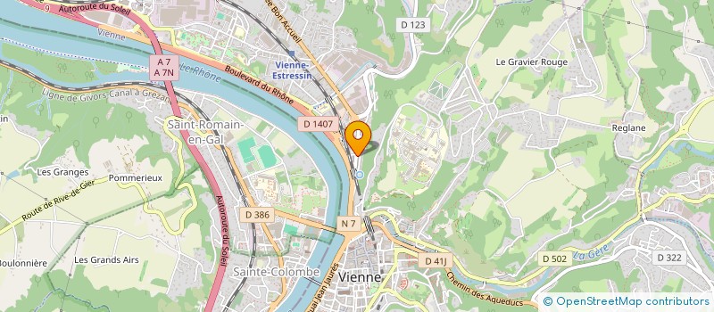 localisation de l'entreprise MAD à VIENNE