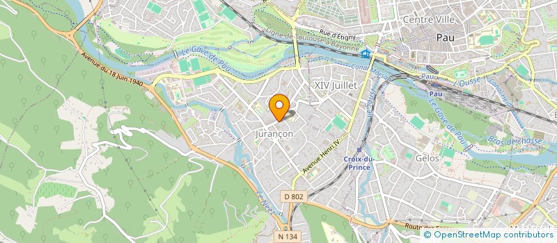 localisation de l'entreprise MAD à JURANCON