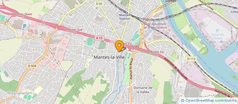 localisation de l'entreprise MAD  MANTES-LA-VILLE