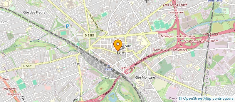 localisation de l'entreprise MAD à LENS