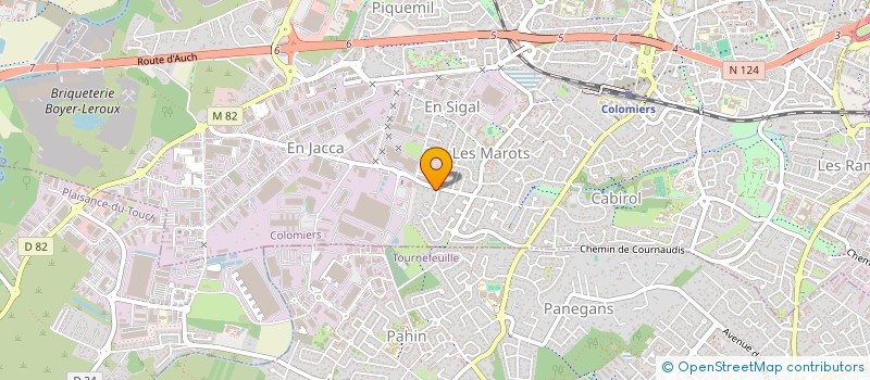 localisation de l'entreprise MAD 82 à COLOMIERS