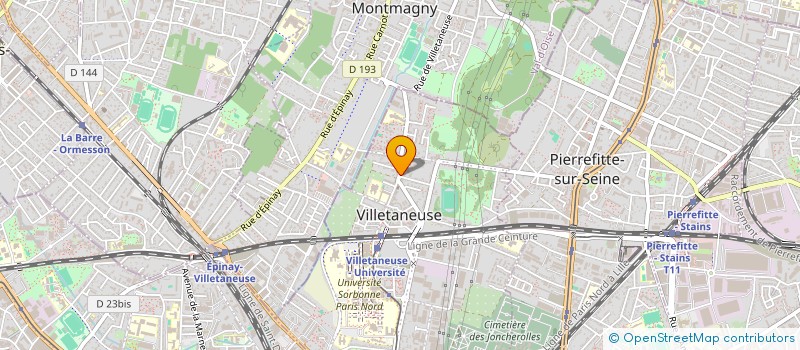 localisation de l'entreprise MAD  VILLETANEUSE