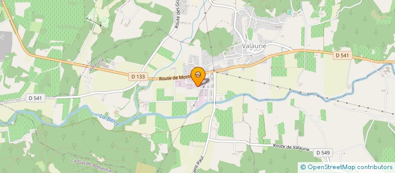 localisation de l'entreprise MAD  VALAURIE