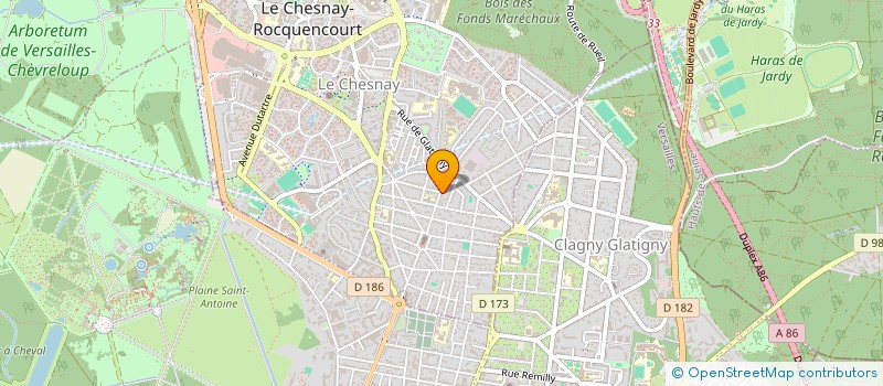 localisation de l'entreprise MAD  LE CHESNAY-ROCQUENCOURT