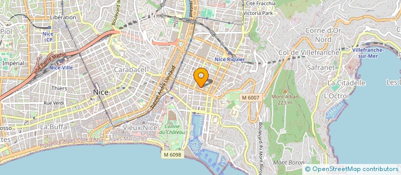 localisation de l'entreprise MAD'AIDE à NICE