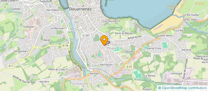 localisation de l'entreprise MAD AR JEU CCB  DOUARNENEZ