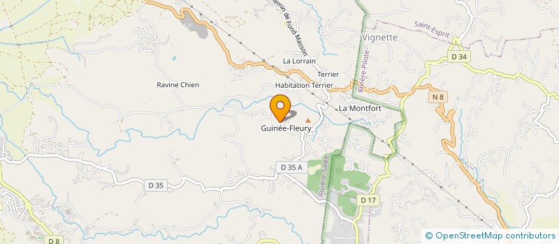 localisation de l'entreprise MAD AUTOS 972 à RIVIERE-SALEE