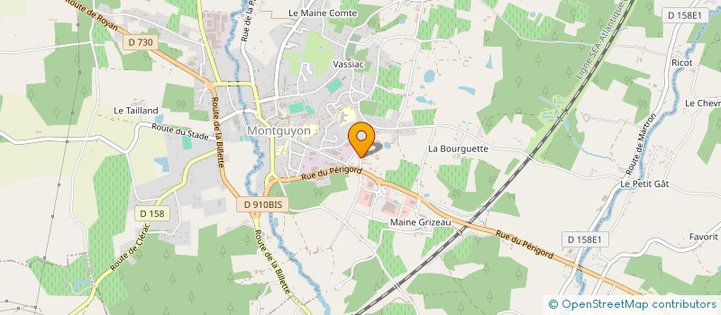 localisation de l'entreprise MAD.BAT  MONTGUYON