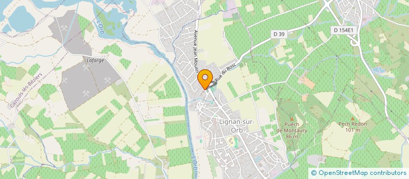 localisation de l'entreprise MAD BATIMENT 34  LIGNAN-SUR-ORB