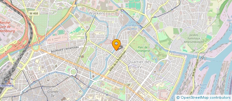 localisation de l'entreprise MAD CINE-CLUB à STRASBOURG