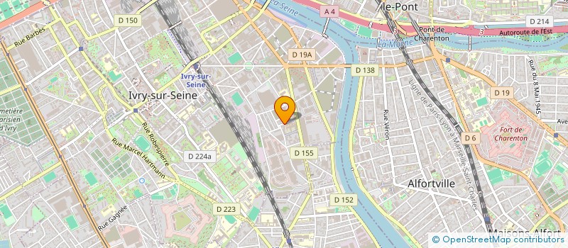 localisation de l'entreprise MAD CLIM à IVRY-SUR-SEINE