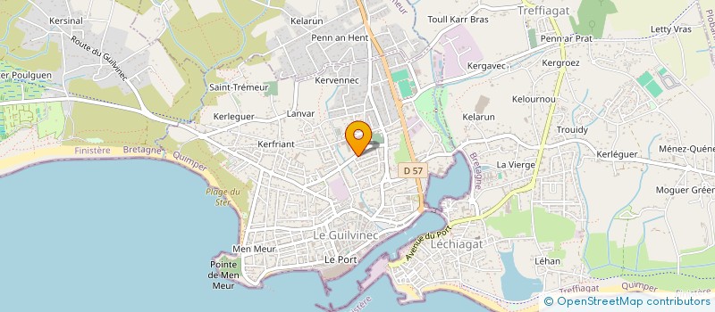 localisation de l'entreprise MAD DOGS  GUILVINEC