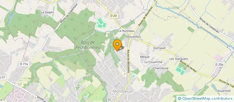 localisation de l'entreprise MAD'ENERGIE  MONTBERON