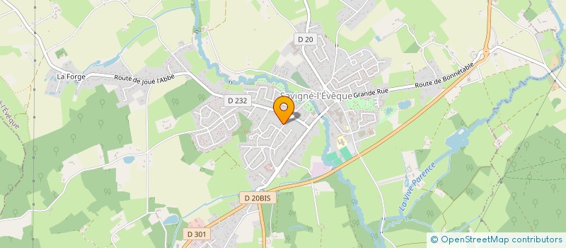 localisation de l'entreprise MAD EXPERIENCES  SAVIGNE-L'EVEQUE