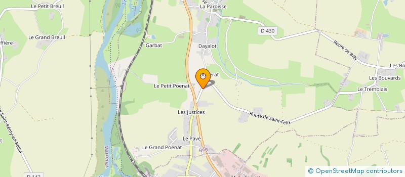 localisation de l'entreprise MAD FINANCES  BILLY