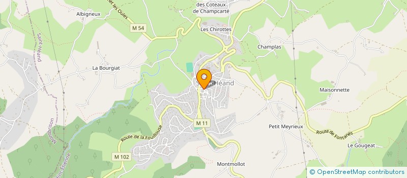 localisation de l'entreprise MAD'FLEURS CREATIONS  SAINT-HEAND