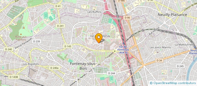 localisation de l'entreprise MAD GROUPE à FONTENAY-SOUS-BOIS