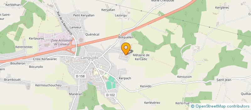 localisation de l'entreprise MAD HOUSE  LANGUIDIC