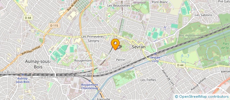 localisation de l'entreprise MAD IMMO à SEVRAN