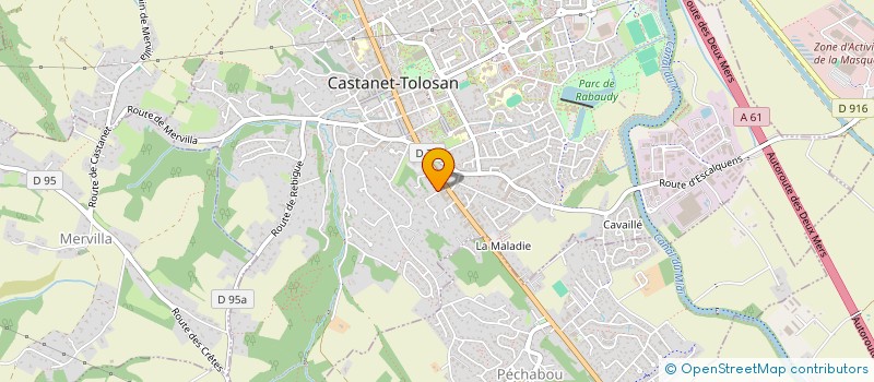 localisation de l'entreprise MAD'IMMO à CASTANET-TOLOSAN