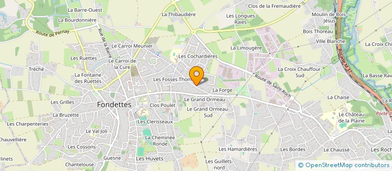 localisation de l'entreprise MAD IMMOBILIER à FONDETTES