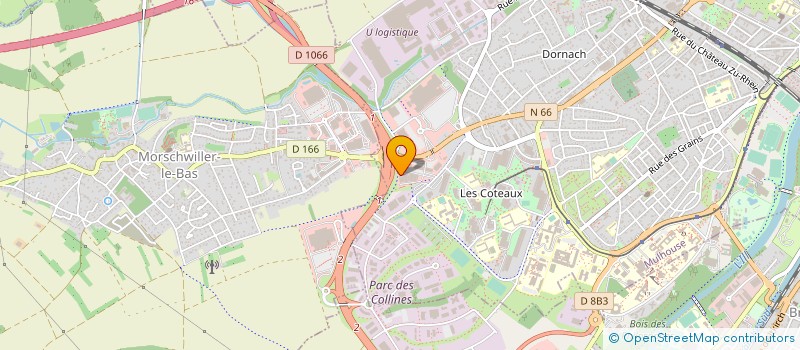 localisation de l'entreprise MAD IN BLUE  MULHOUSE