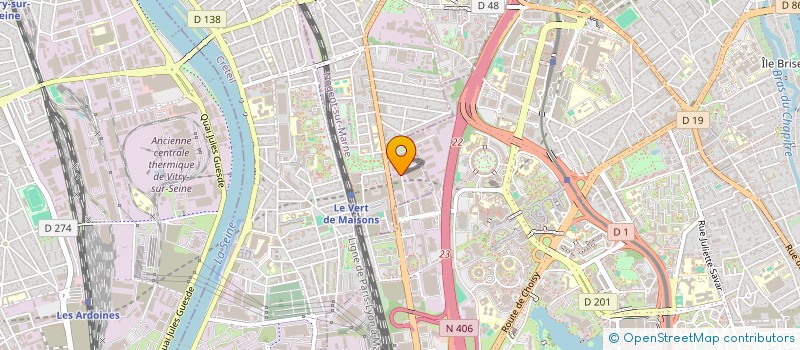 localisation de l'entreprise MAD IN CARGO S.A.  MAISONS-ALFORT