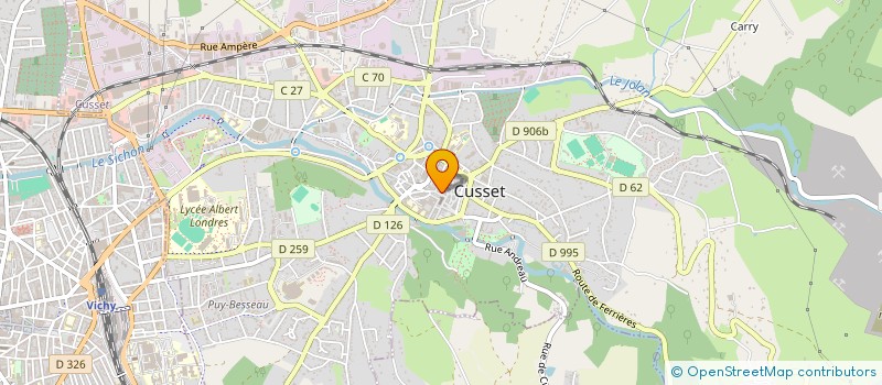 localisation de l'entreprise MAD'IN COFFEE à VICHY