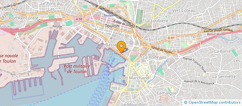 localisation de l'entreprise MAD IN EVENT à TOULON