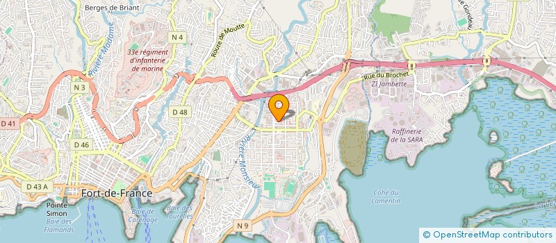 localisation de l'entreprise MAD'IN GEST  FORT-DE-FRANCE