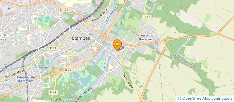 localisation de l'entreprise MAD INVEST  ETAMPES