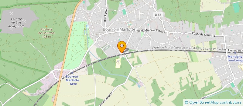 localisation de l'entreprise MAD INVEST  BOURRON-MARLOTTE