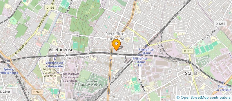 localisation de l'entreprise MAD LOGISTIQUE à PIERREFITTE-SUR-SEINE