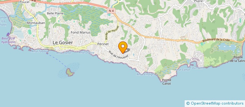 localisation de l'entreprise MAD LS  LE GOSIER