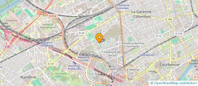localisation de l'entreprise MAD MAD MUSIC AND PUBLISHING à COURBEVOIE