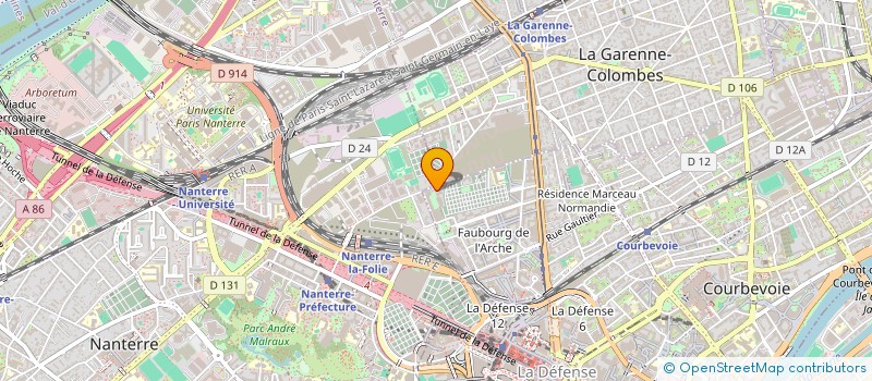 localisation de l'entreprise MAD MAD PRODUCTIONS à COURBEVOIE