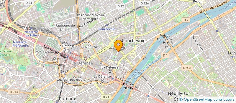 localisation de l'entreprise MAD MANGO GAMES à COURBEVOIE