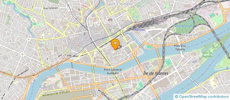 localisation de l'entreprise MAD'MARS à NANTES