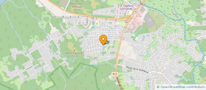localisation de l'entreprise MAD MULTI-SERV. 973  MATOURY