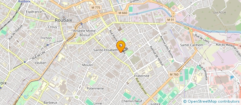 localisation de l'entreprise MAD MULTISERVICES à ROUBAIX