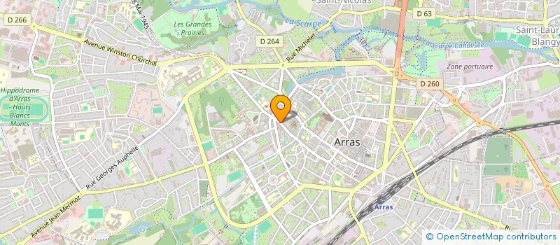 localisation de l'entreprise MAD MUSIC à ARRAS
