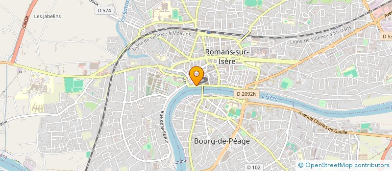 localisation de l'entreprise MAD OFF  ROMANS-SUR-ISERE