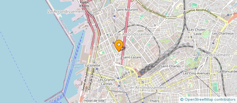 localisation de l'entreprise MAD PRIMEURS à MARSEILLE