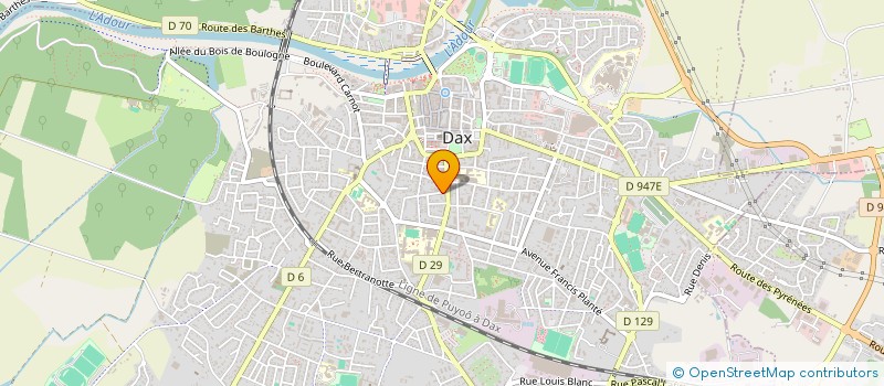 localisation de l'entreprise MAD-RENOV à DAX