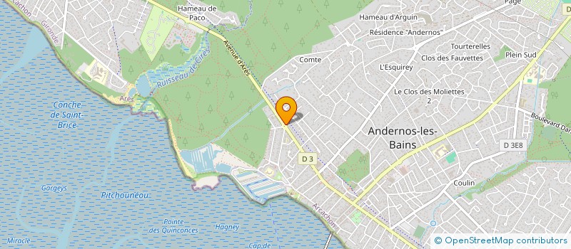 localisation de l'entreprise MAD STUDIO  ANDERNOS-LES-BAINS