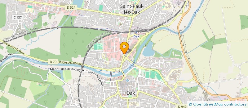 localisation de l'entreprise MAD TAT'S  DAX