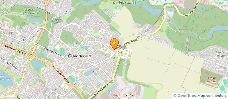 localisation de l'entreprise MAD TAXI  GUYANCOURT