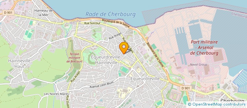 localisation de l'entreprise MAD TEAM VOILE  CHERBOURG-EN-COTENTIN