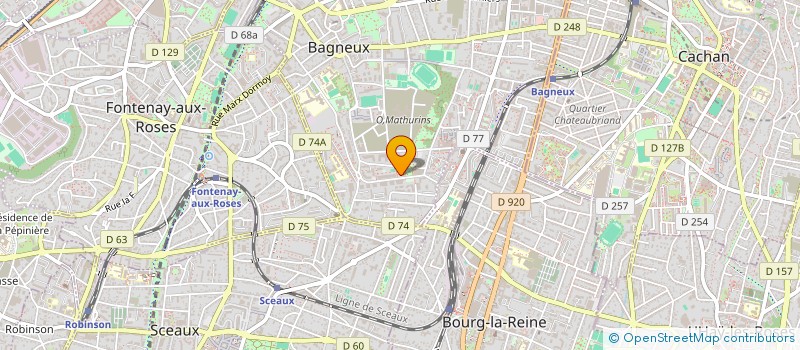 localisation de l'entreprise MAD TRAINING à BAGNEUX